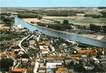 / CPSM FRANCE 89 "Pont sur Yonne, vue générale aérienne"