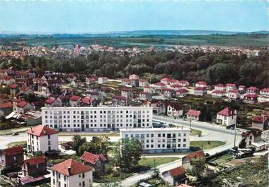 / CPSM FRANCE 89 "Migennes, vue panoramique aérienne, les H.L.M"