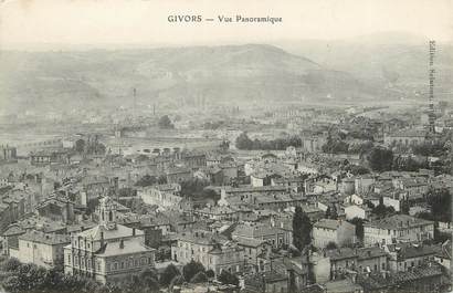 / CPA FRANCE 69 "Givors,  vue panoramique"