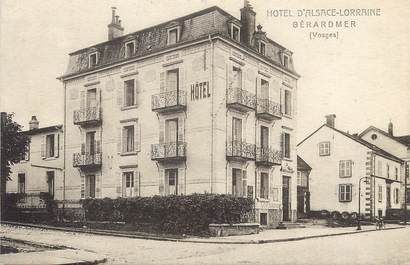 / CPA FRANCE 88 "Gérardmer, hôtel d'Alsace Lorraine"