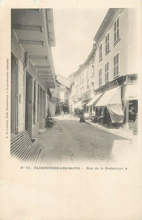 / CPA FRANCE 88 "Plombières les Bains, rue de la Préfecture"