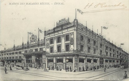 / CPA FRANCE 88  "Epinal, maison des magasins réunis"