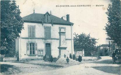 / CPA FRANCE 42 "Saint Nizier sous Charlieu, mairie"