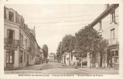 / CPA FRANCE 42 "Montrond les Bains, av Saint Etienne"