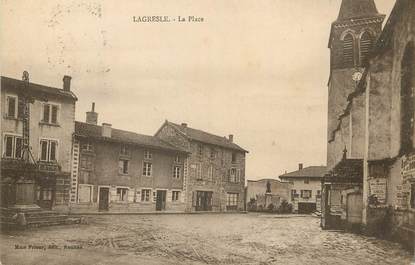 / CPA FRANCE 42 "Lagresle, la place"