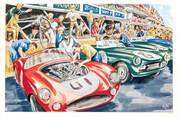 Theme CPSM  AUTOMOBILE /  Les 24 heures du Mans"