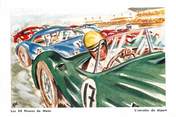 Theme CPSM   AUTOMOBILE /  Les 24 heures  du Mans"