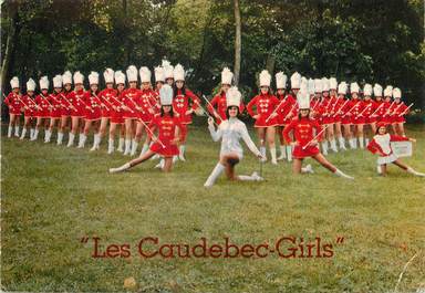 / CPM FRANCE 76 "Caudebec les Elbeufs" / MAJORETTES