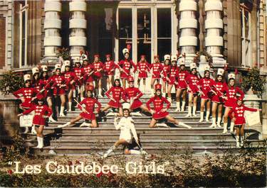 / CPM FRANCE 76 "Caudebec les Elbeufs"  / MAJORETTES