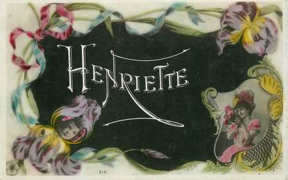 CPA PRENOM "Henriette"