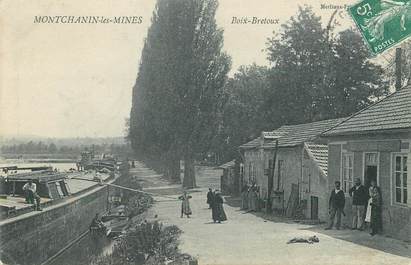 / CPA FRANCE 71 "Montchanin les Mines, boix Bretoux" / PENICHE