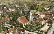 77 Seine Et Marne / CPSM FRANCE 77 "Jouy sur Morin, vue aérienne sur l'église"