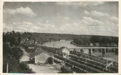 / CPSM FRANCE 77 "Fontaine le Port, le pont et la vallée de la Seine"