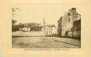 77 Seine Et Marne / CPA FRANCE 77 "Saint Germain les Couilly, la mairie et la place"