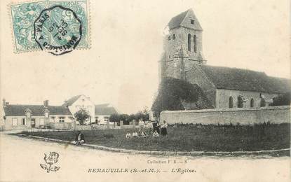 / CPA FRANCE 77 "Remauville, l'église"