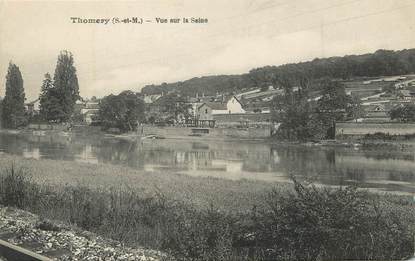 / CPA FRANCE 77 "Thomery, vue sur la Seine"