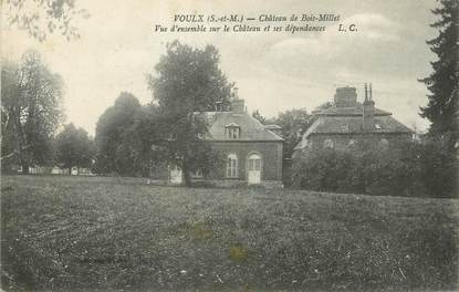 / CPA FRANCE 77 "Voulx, château de Bois Millet"