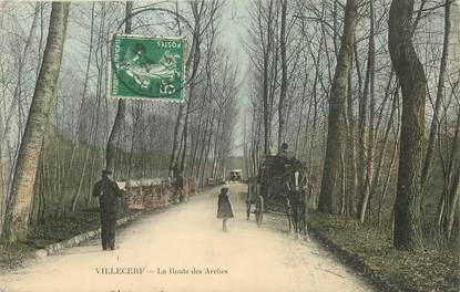 / CPA FRANCE 77 "Villecerf, la route des Arches"