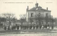 77 Seine Et Marne / CPA FRANCE 77 "Villeneuve le Comte, la mairie"