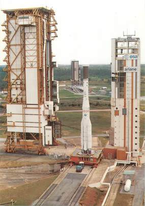 CPSM  GUYANE "kourou, Ariane 4 "