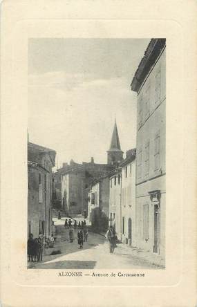 CPA FRANCE 11 "Alzonne, avenue de Carcassonne"