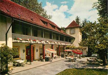 CPSM  SUISSE   "Auberge de la Sauge, canal de la Broye"