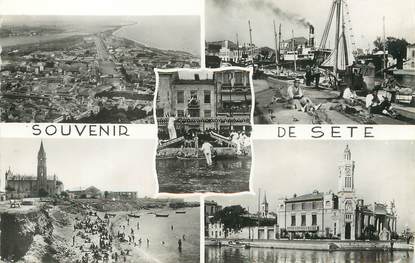 / CPSM FRANCE 34 "Souvenir de Sète"