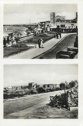 / CPSM FRANCE 76 "Dieppe, la rue A. Dumas et la plage"