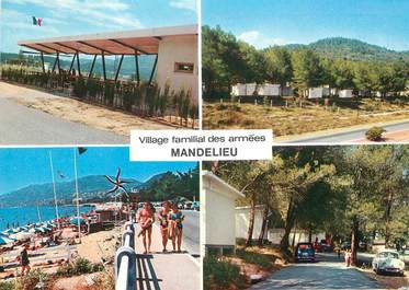 / CPSM FRANCE 06 "Mandelieu, village familial des armées" / CAMPING 