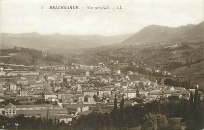 / CPA FRANCE 01 "Bellegarde, vue générale"