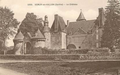 / CPA FRANCE 72 "Semur en Vallon, le château"