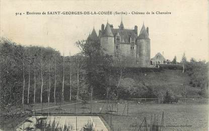 / CPA FRANCE 72 "Environs de Saint Georges de la Couée, château de la Chenuère"