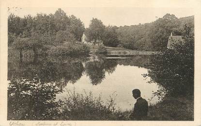 / CPA FRANCE 71 "Uchon, étang de Ravière"