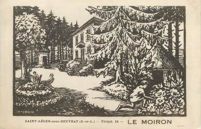 / CPA FRANCE  71 "Saint Léger sous Beuvray, Le Moiron"
