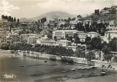 CPSM FRANCE 06 "Menton, l'Hopital et la plage des Sablettes"