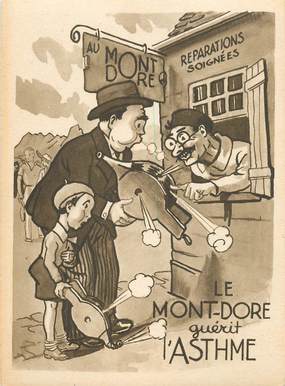 CPSM FRANCE 63 "Le Mont Dore guérit l'Asthme"