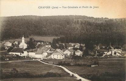 / CPA FRANCE 39 "Chapois, vue générale et forêt de Joux"