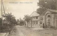 39 Jura / CPA FRANCE 39 "Chapois, mairie et château d'eau"