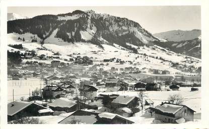 / CPSM FRANCE 74 "Megève, vue générale et Rochebrune "