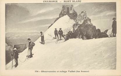 / CPA FRANCE 74 "Chamonix Mont Blanc, observatoire et refuge Vallot"