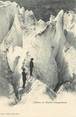 74 Haute Savoie / CPA FRANCE 74 "Séracs au glacier d'Argentières"