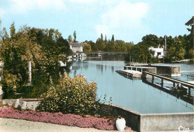 CPSM FRANCE 72 "Vaas, Barrage et pont sur le Loir"