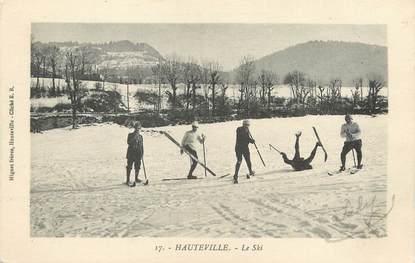/ CPA FRANCE 01 "Hauteville, le ski"