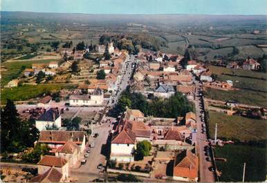 CPSM FRANCE 71 "Saint Christophe en Brionnais, vue générale aérienne"