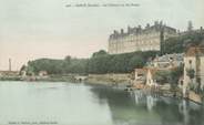 72 Sarthe / CPA FRANCE 72 "Sablé Sur Sarthe, le château vu des ponts"