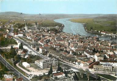 CPSM FRANCE 71 "Tournus, vue générale aérienne"