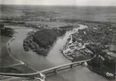 71 SaÔne Et Loire CPSM FRANCE 71 "Verdun sur le Doubs, vue aérienne du confluent du Doubs"