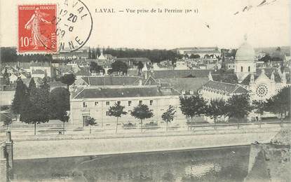 CPA FRANCE 53 "Laval, vue prise de la Perrine"