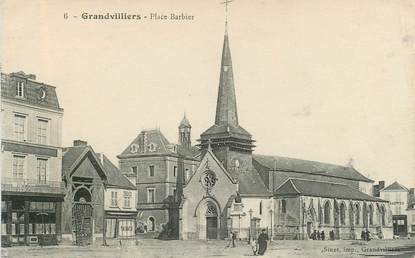 CPA FRANCE 60 "Grandvilliers, place Barbier"