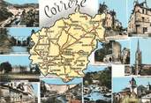 19 Correze / CPSM FRANCE 19 "Corrèze" / CARTE GEOGRAPHIQUE